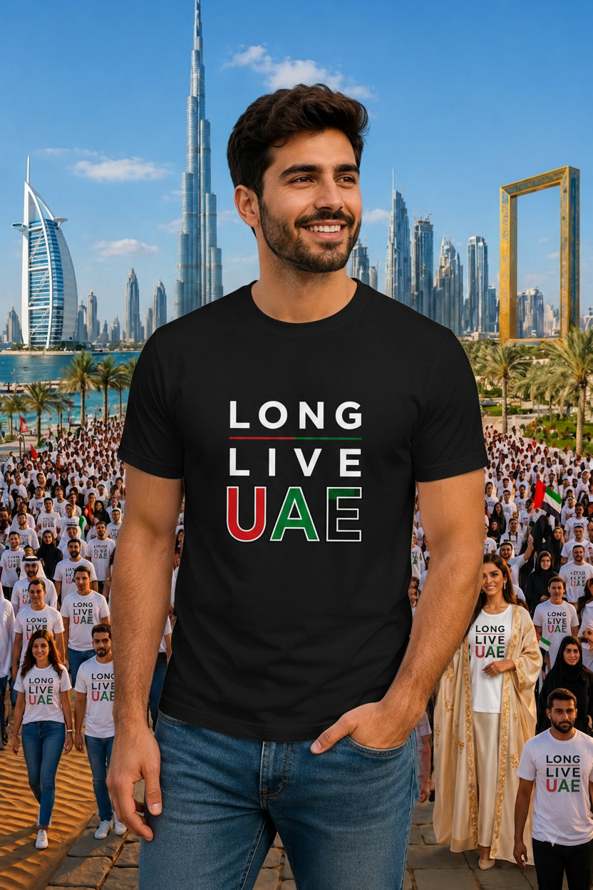 Love live UAE Men Cotton Half Sleeves Tees (Copy)