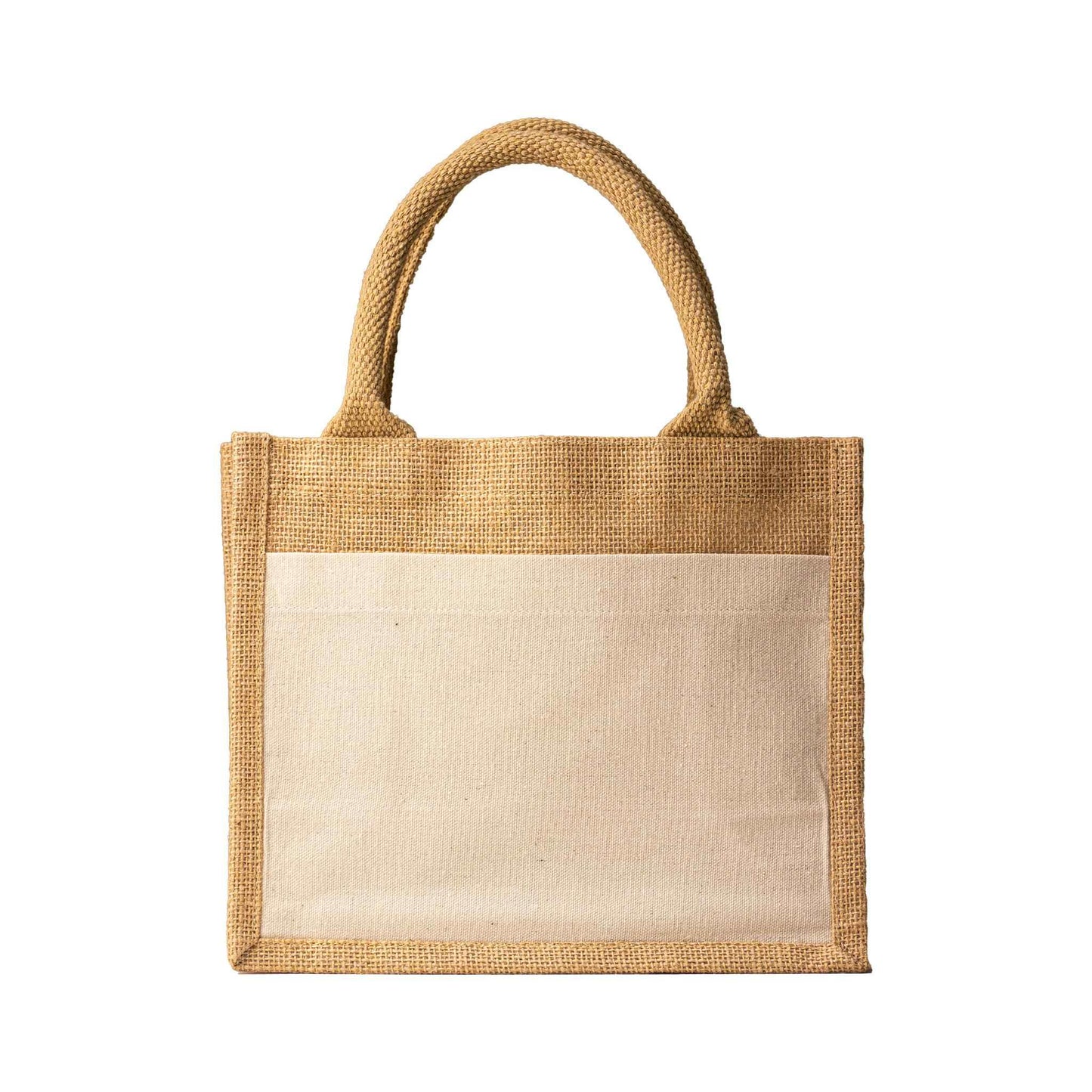Jute Bag with Canvas Pocket TTF-402