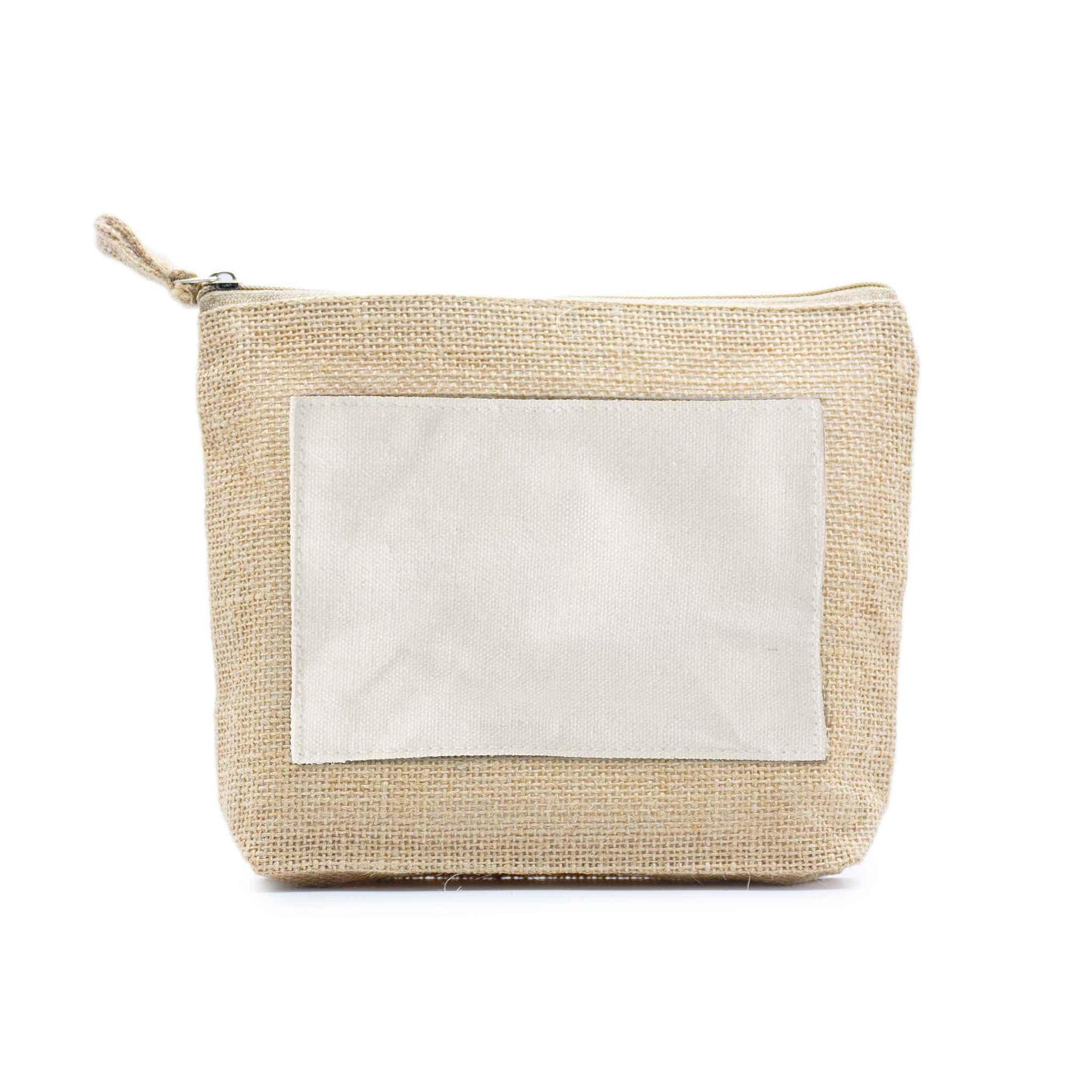 Jute pouch with Natural patch