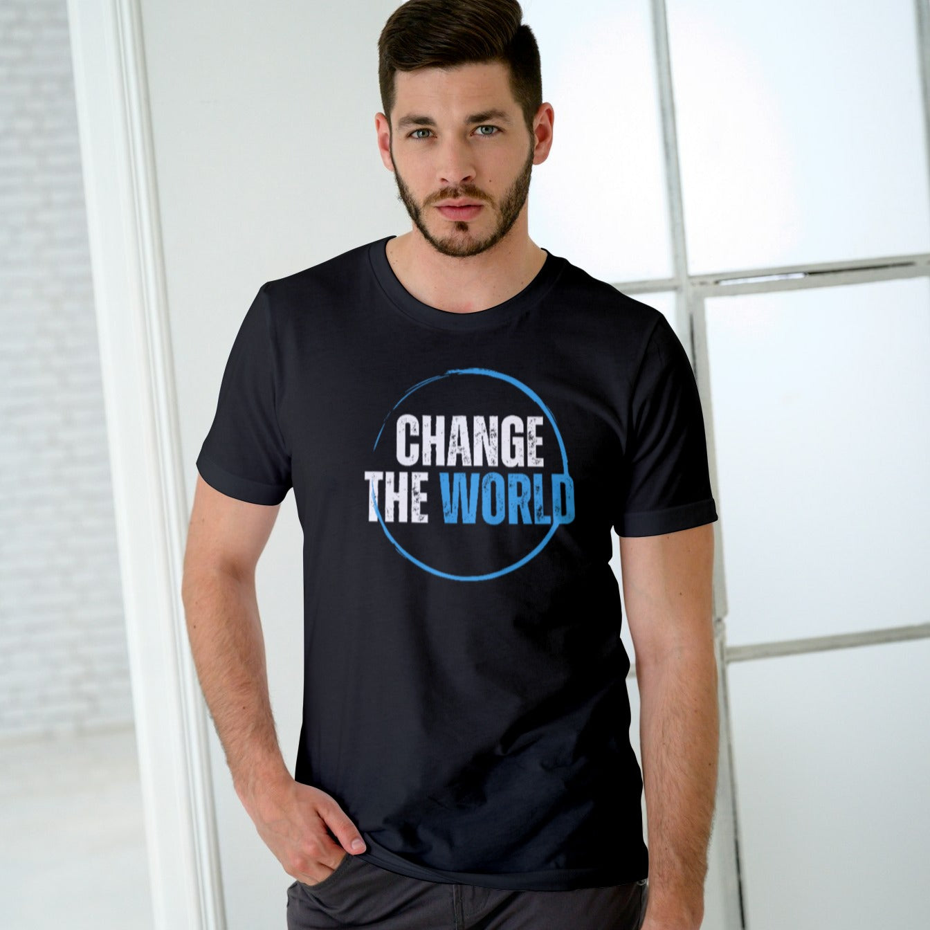 Men Cotton T-Shirt TTF-015 - The Trendy Fashions