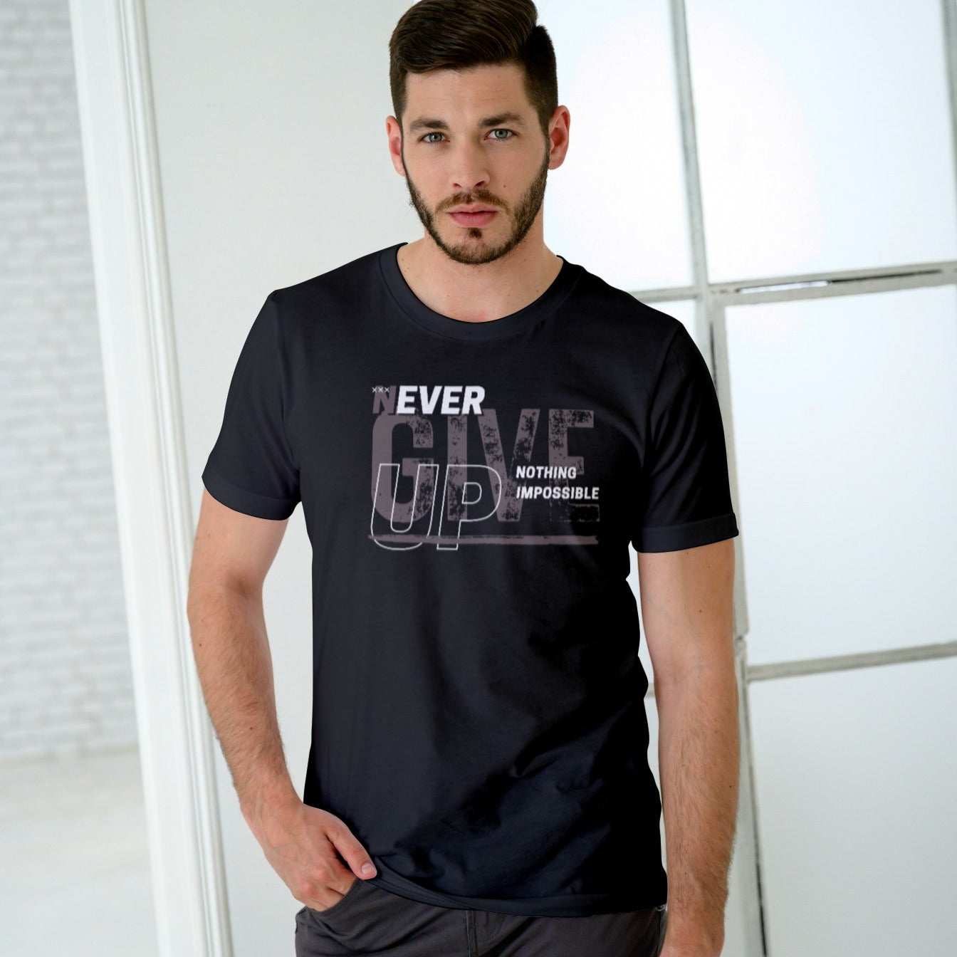 Men Cotton T-Shirt TTF-021