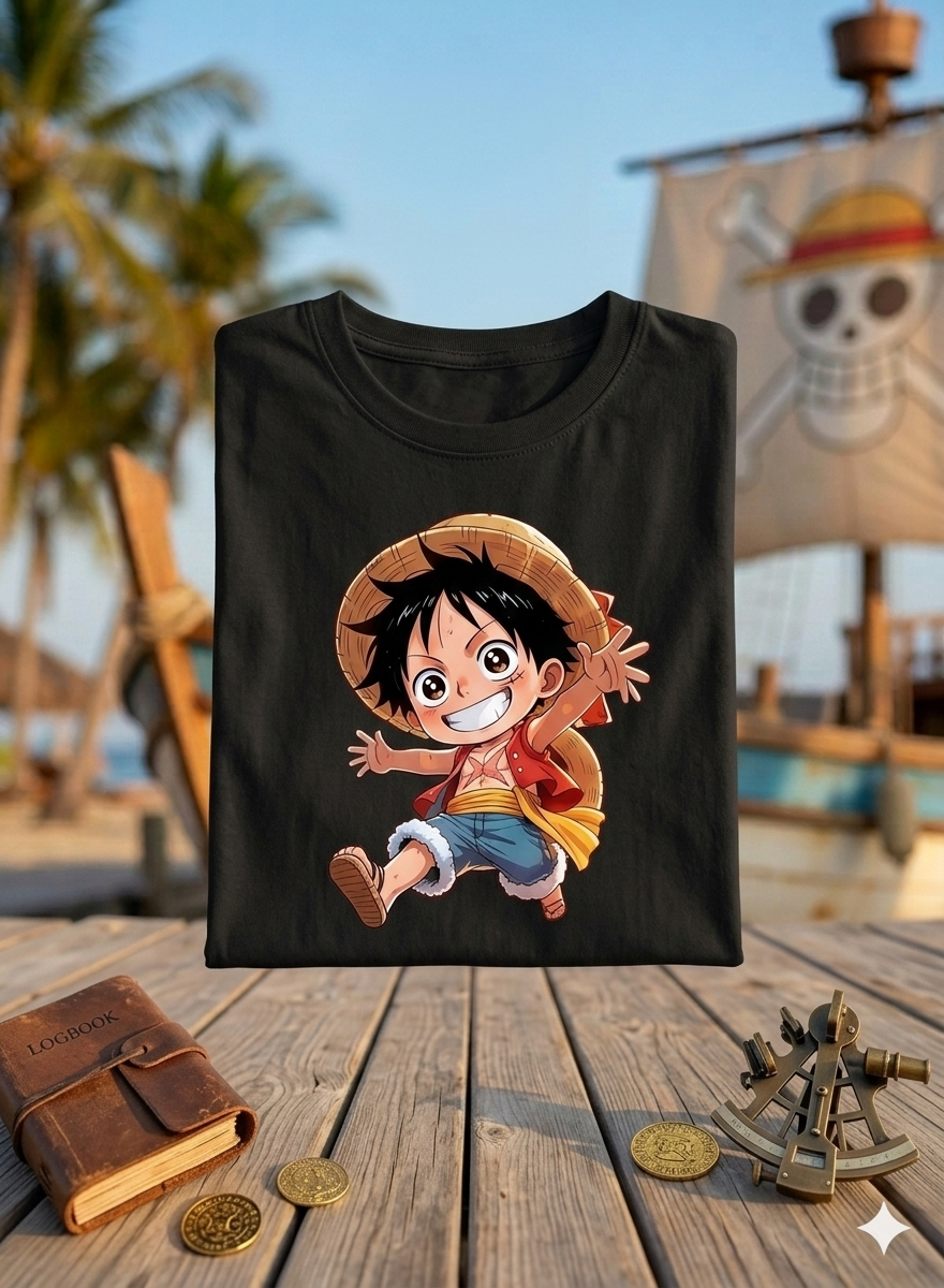 Monkey D Luffy Kid Cotton T-Shirt Half Sleeves TTF-1020