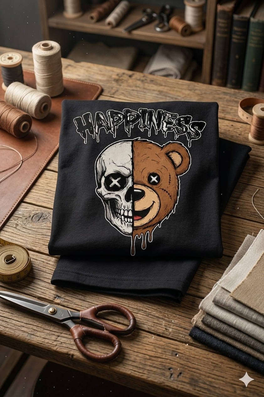 Happines Men premium Cotton T-Shirt Half Sleeves TTF-602 - The Trendy Fashions