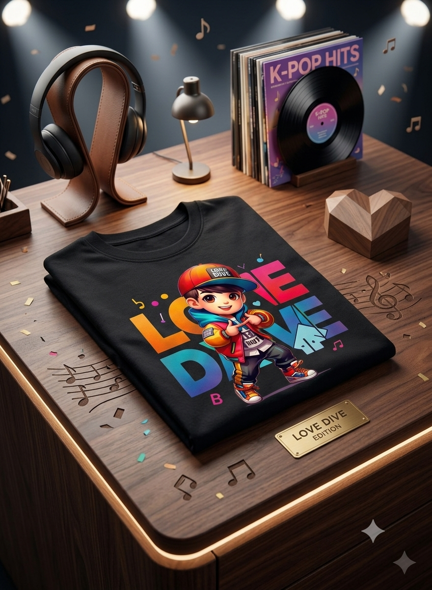 Love Dive Kid Cotton T-Shirt Half Sleeves TTF-1008