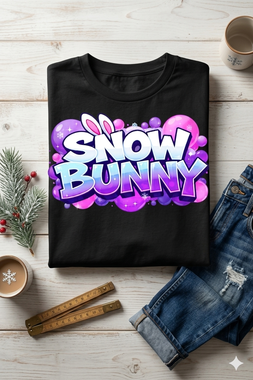 Snow Bunny Men Cotton T-Shirt Half Sleeves TTF-533 - The Trendy Fashions