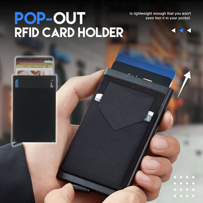 Metal Credit Card Holder Smart Wallet