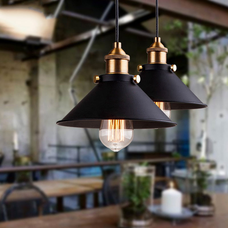 Black Iron Kitchen Restaurant Bar Balcony Hanging Pendant Light