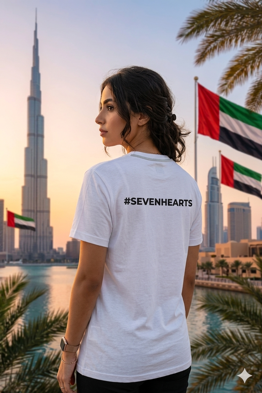 Seven hearts one soul women Cotton Half Sleeves Tees - The Trendy Fashions