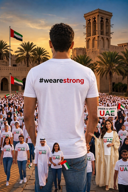 Pride & Unity Men Cotton Half Sleeves T-Shirt TTF-UAE - The Trendy Fashions