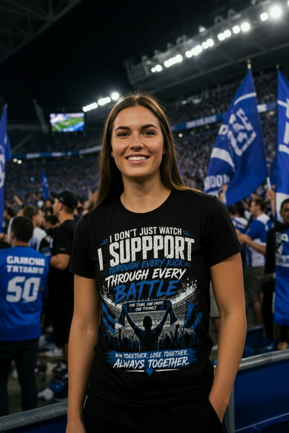 🏆 Football Fan Edition: Premium Cotton Tee We Support