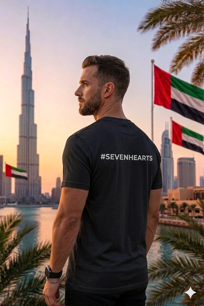 Seven hearts one soul Men Cotton Half Sleeves Tees - The Trendy Fashions