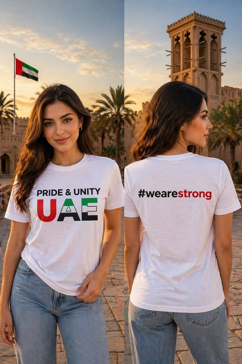 Pride & Unity Female Cotton Half Sleeves T-Shirt TTF-UAE - The Trendy Fashions