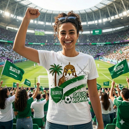 🏆 Saudi Arabia Fan Edition: Premium Cotton Football Tee