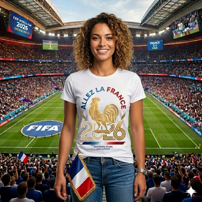 🏆 France Fan Edition: Premium Cotton Football Tee
