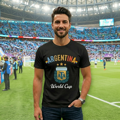 🏆 Argentina Fan Edition: Premium Cotton Football Tee