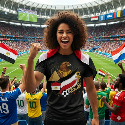 🏆Egypt Fan Edition: Premium Cotton Football Tee