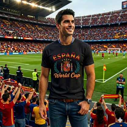 🏆 Spain Fan Edition: Premium Cotton Football Tee