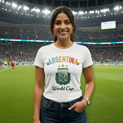 🏆 Argentina Fan Edition: Premium Cotton Football Tee
