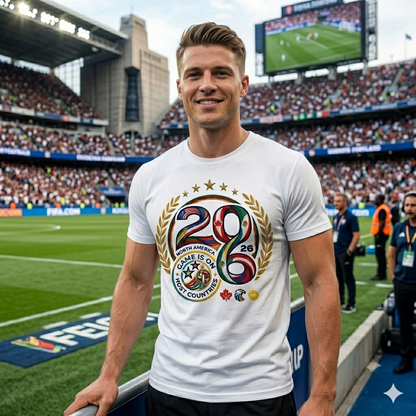 Game Is On" Football Supporter T-Shirt