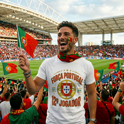 🏆 Portugal Fan Edition: Premium Cotton Football Tee