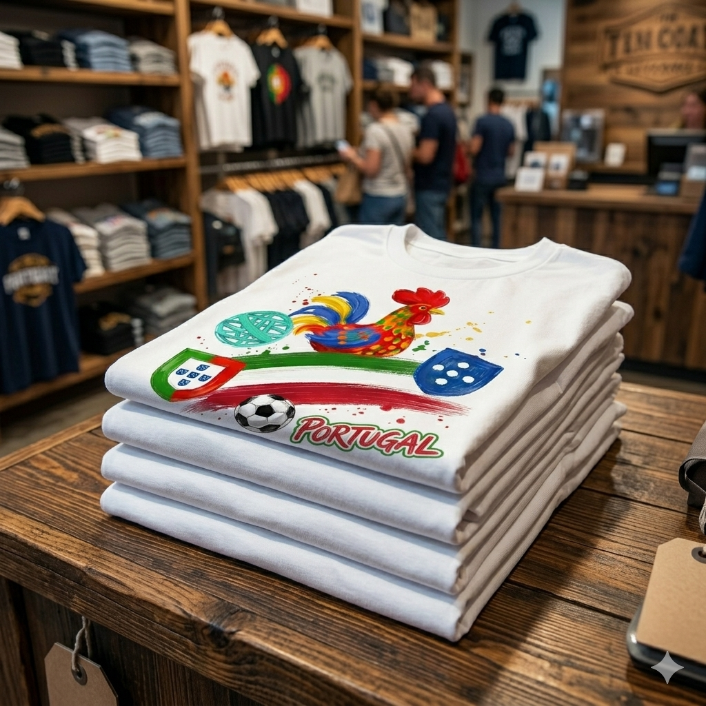🏆 Portugal Super Fan Edition: Premium Cotton Football Tee