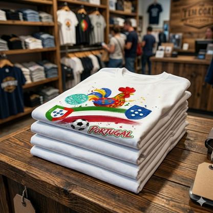 🏆 Portugal Super Fan Edition: Premium Cotton Football Tee