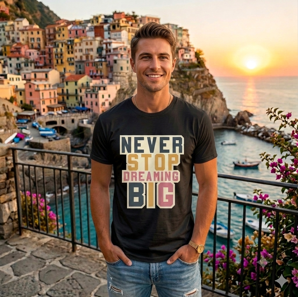 Enjoy Every Moment Premium Cotton Inspirational Graphic Tee