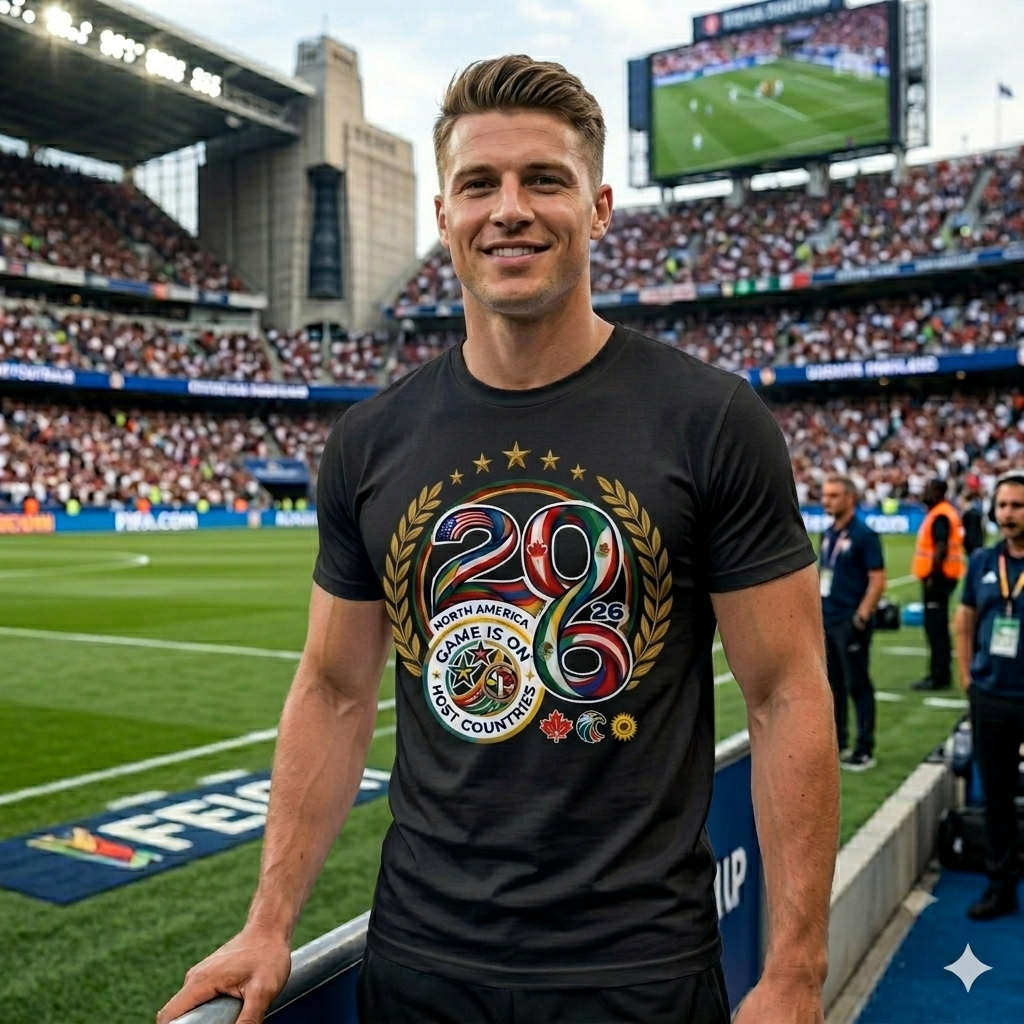 Game Is On" Football Supporter T-Shirt