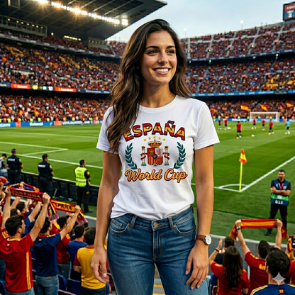 🏆 Spain Fan Edition: Premium Cotton Football Tee