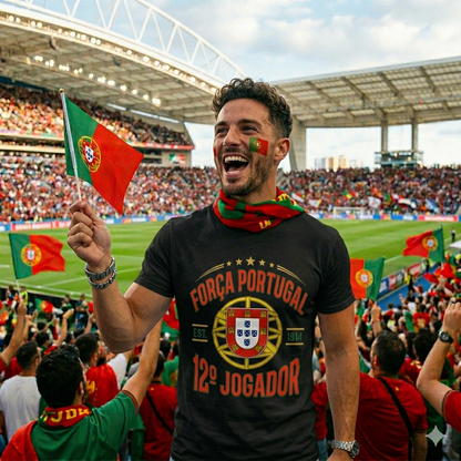 🏆 Portugal Fan Edition: Premium Cotton Football Tee