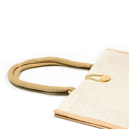 Jute Bag with Button