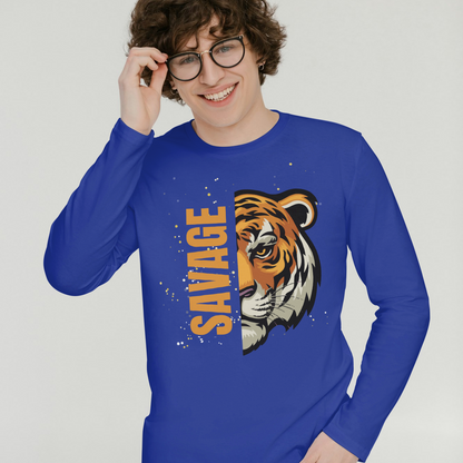 Men's Printed Full Sleeves T-Shirt TTF-202 - Stylish and Comfortable Design - The Trendy Fashions