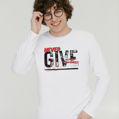 Men Cotton Full Sleeves T-Shirt TTF-209 - The Trendy Fashions