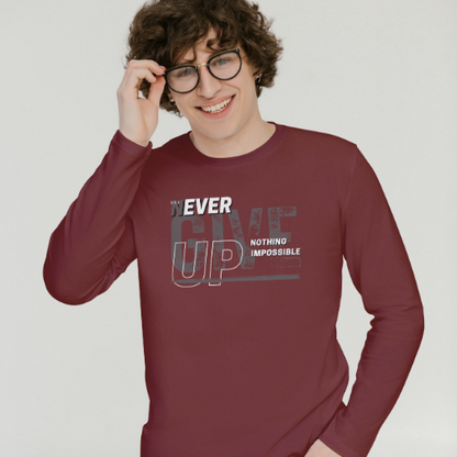 Men Cotton Full Sleeves T-Shirt TTF-209 - The Trendy Fashions