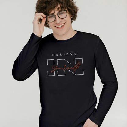 Men Cotton Full Sleeves T-Shirt TTF-216 - The Trendy Fashions