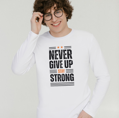 Men Cotton Full Sleeves T-Shirt TTF-222 - The Trendy Fashions