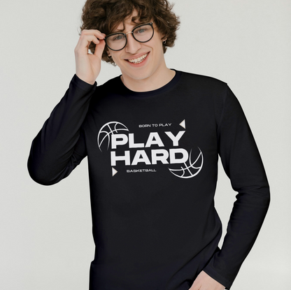 Men Cotton Full Sleeves Sticker Printed T-Shirt TTF-230 - The Trendy Fashions