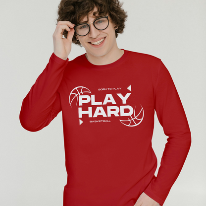 Men Cotton Full Sleeves Sticker Printed T-Shirt TTF-230 - The Trendy Fashions