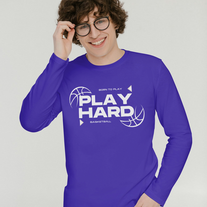 Men Cotton Full Sleeves Sticker Printed T-Shirt TTF-230 - The Trendy Fashions