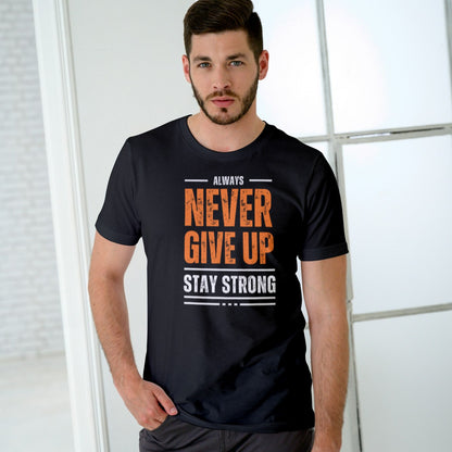Men's Cotton T-Shirt TTF-001 - Comfortable and Stylish Casual Wear - The Trendy Fashions