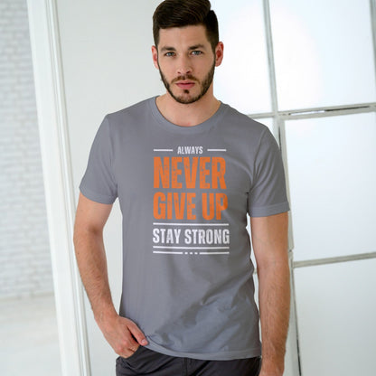 Men's Cotton T-Shirt TTF-001 - Comfortable and Stylish Casual Wear - The Trendy Fashions