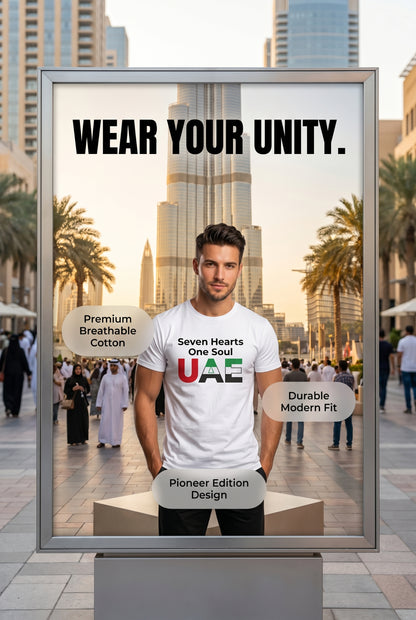 Seven hearts one soul Men Cotton Half Sleeves Tees - The Trendy Fashions