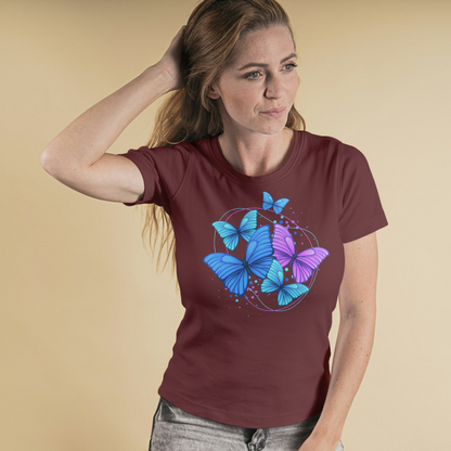 Women Cotton T-Shirt TTF-102 - The Trendy Fashions