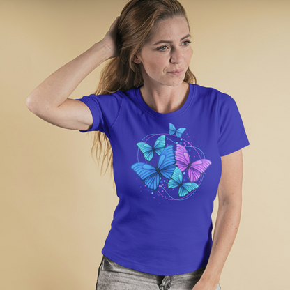 Women Cotton T-Shirt TTF-102 - The Trendy Fashions