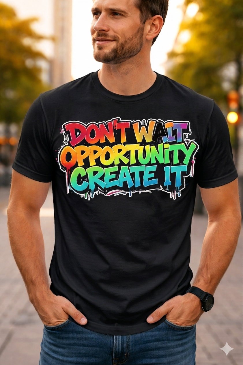 Don't Wait Men Cotton T-Shirt Half Sleeves TTF-526