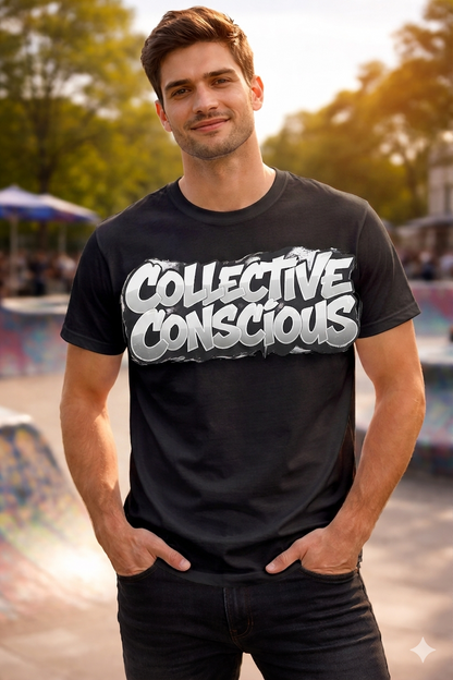 Collective Conseious Men Cotton Half Sleeves T-Shirt TTF-509 - The Trendy Fashions