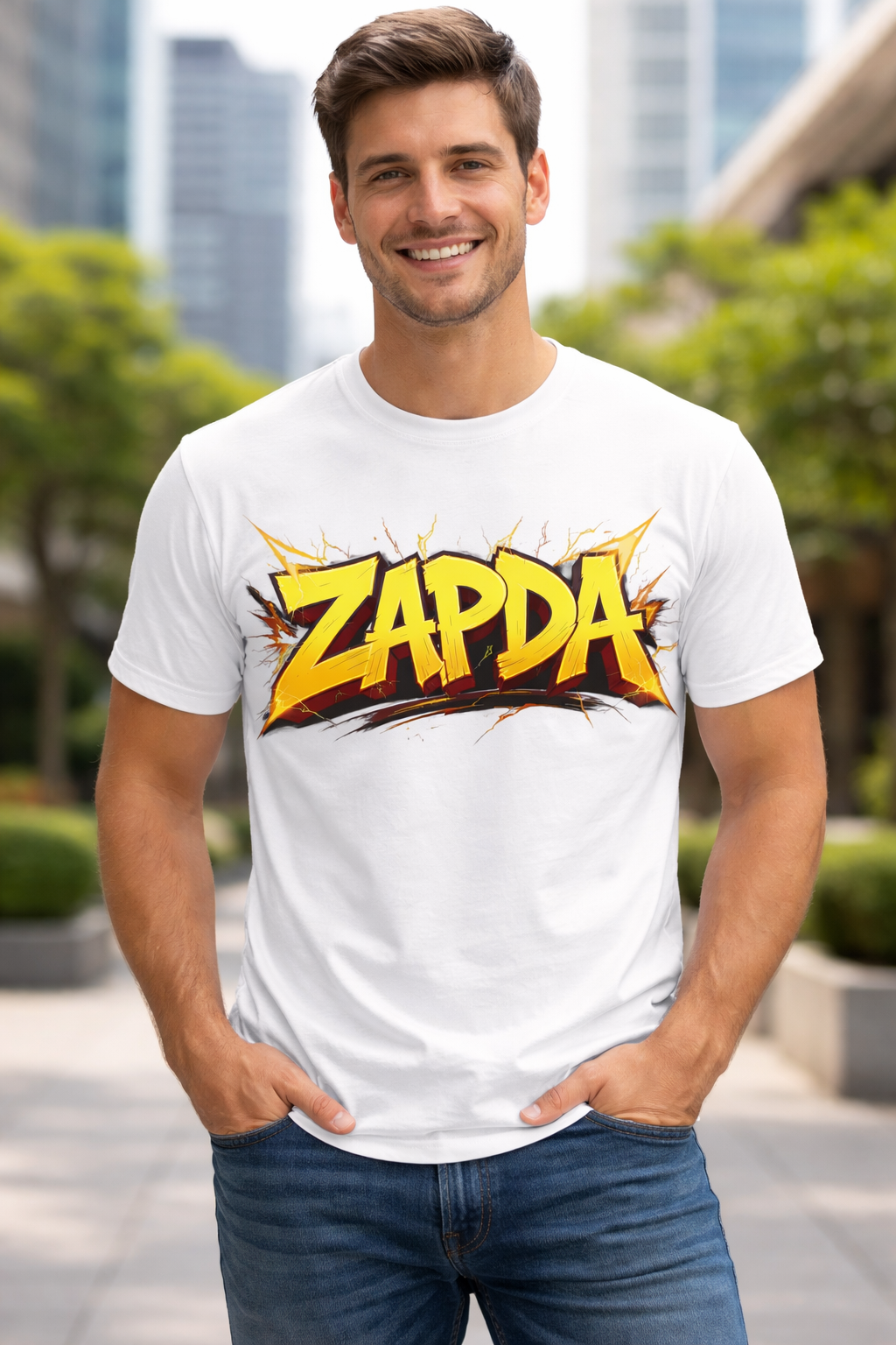 Zapda Cotton T-Shirt Half Sleeves TTF-523