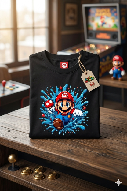Mario Kid Cotton T-Shirt Half Sleeves TTF-1002