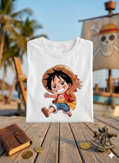 Monkey D Luffy Kid Cotton T-Shirt Half Sleeves TTF-1020