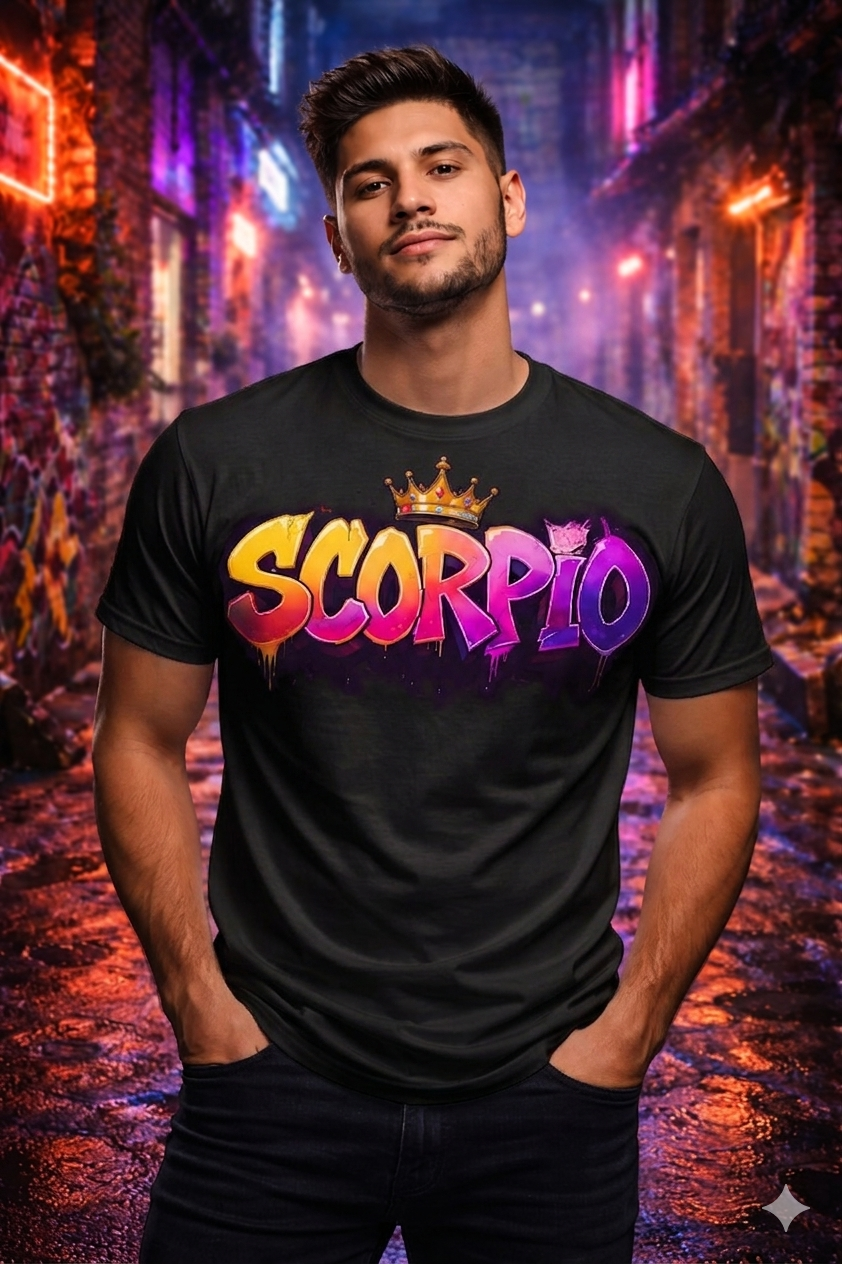 Scorpio Men Cotton Half Sleeves T-Shirt TTF-506 - The Trendy Fashions